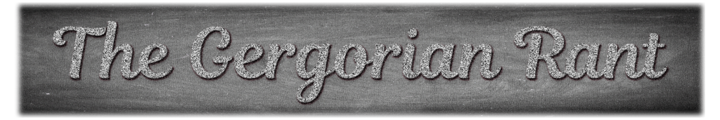 The Gergorian Rant Wide Medium Logo